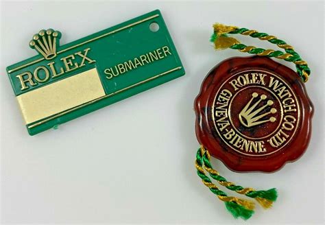 rolex submariner hang tag